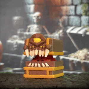 Mimic Chest Fidget Clicker